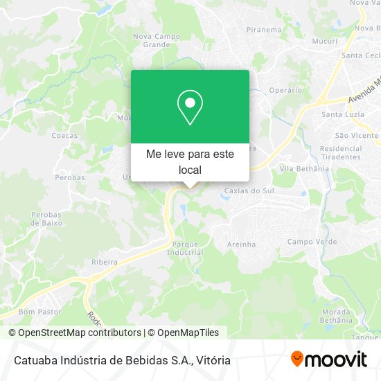 Catuaba Indústria de Bebidas S.A. mapa