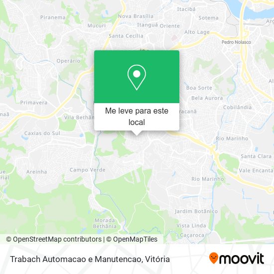 Trabach Automacao e Manutencao mapa