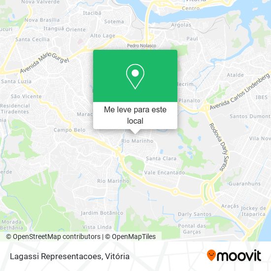 Lagassi Representacoes mapa