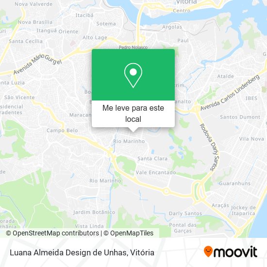 Luana Almeida Design de Unhas mapa