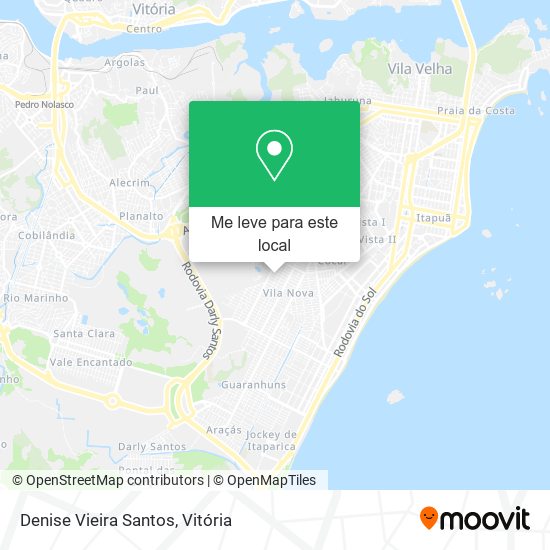 Denise Vieira Santos mapa