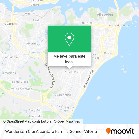 Wanderson Clei Alcantara Familia Schnei mapa