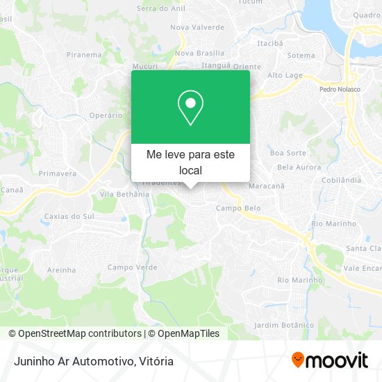Juninho Ar Automotivo mapa