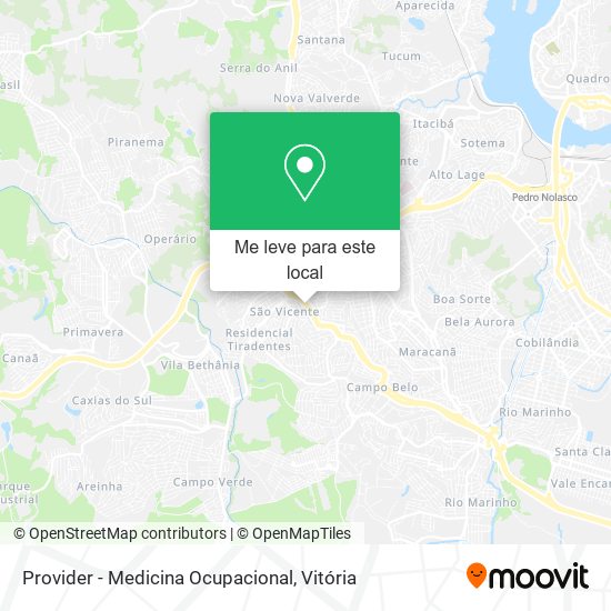 Provider - Medicina Ocupacional mapa