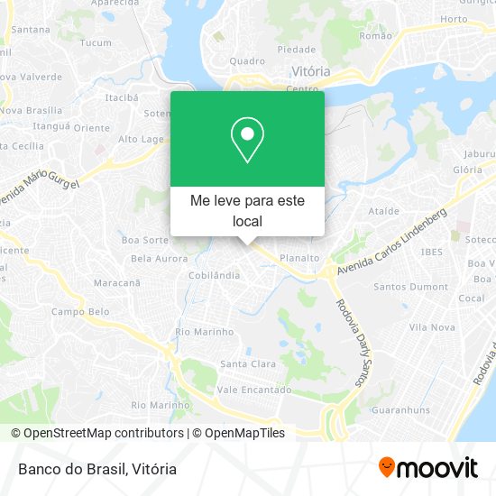 Banco do Brasil mapa