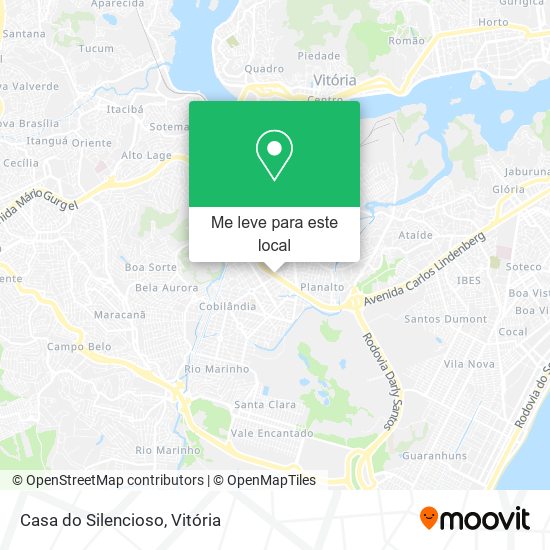 Casa do Silencioso mapa