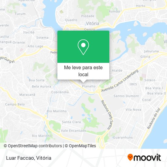 Luar Faccao mapa