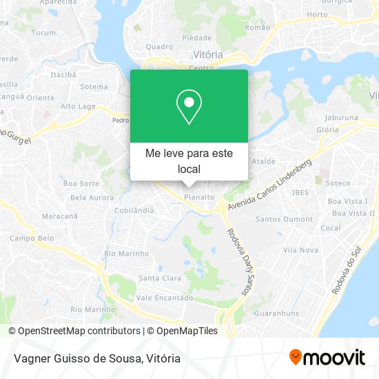 Vagner Guisso de Sousa mapa