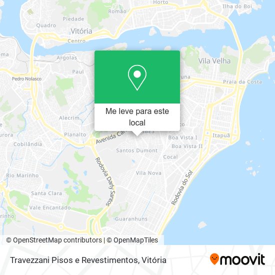 Travezzani Pisos e Revestimentos mapa