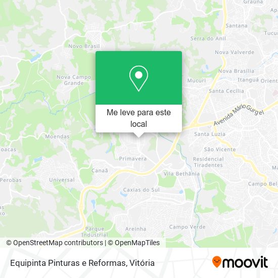 Equipinta Pinturas e Reformas mapa