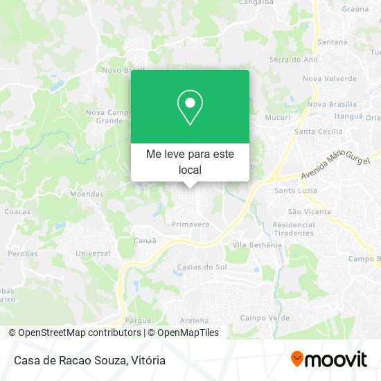 Casa de Racao Souza mapa