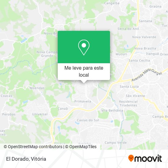El Dorado mapa