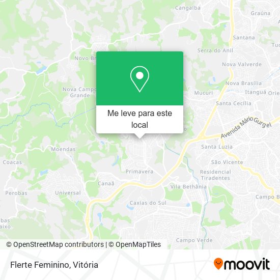 Flerte Feminino mapa