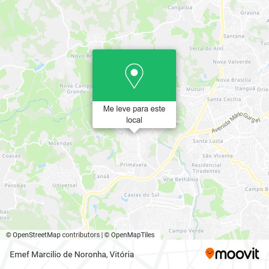Emef Marcilio de Noronha mapa