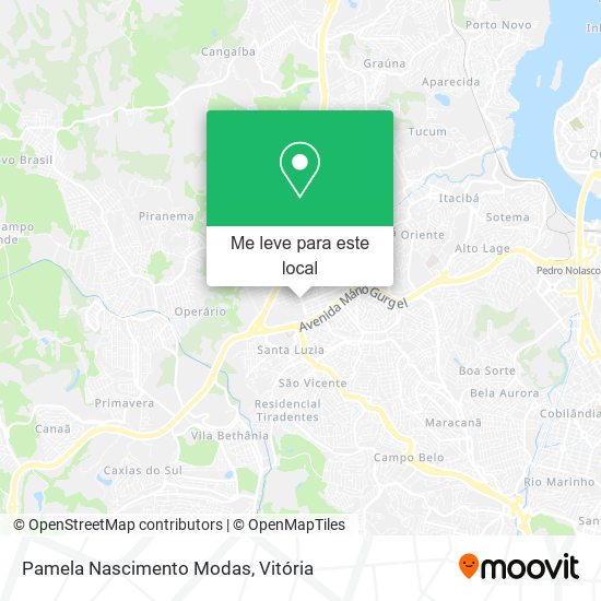 Pamela Nascimento Modas mapa