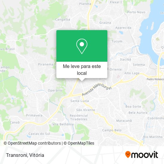Transroni mapa