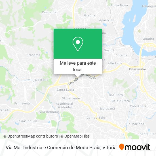 Via Mar Industria e Comercio de Moda Praia mapa
