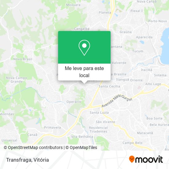 Transfraga mapa