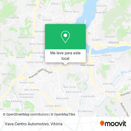 Vava Centro Automotivo mapa