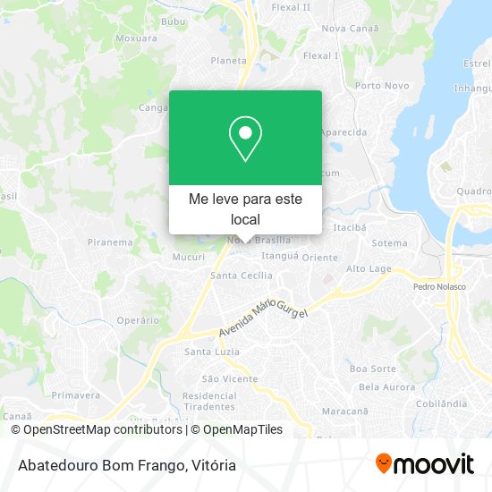 Abatedouro Bom Frango mapa