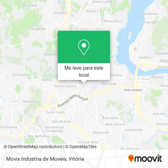 Movix Industria de Moveis mapa