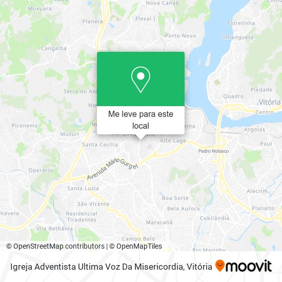 Igreja Adventista Ultima Voz Da Misericordia mapa