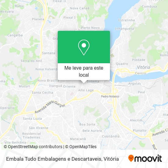 Embala Tudo Embalagens e Descartaveis mapa