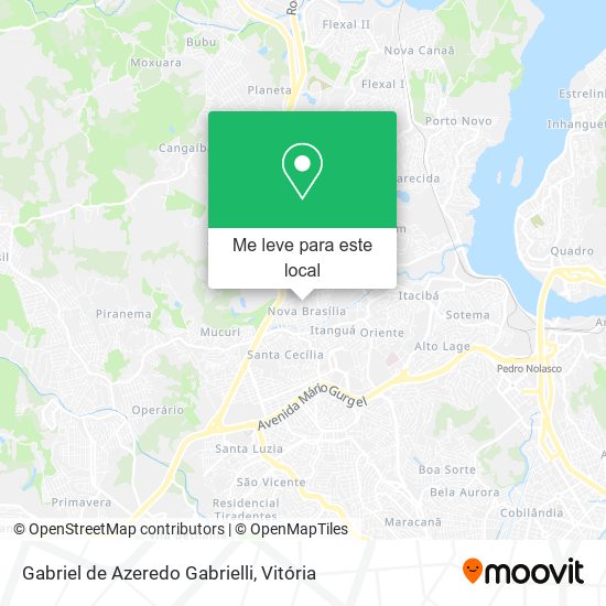 Gabriel de Azeredo Gabrielli mapa