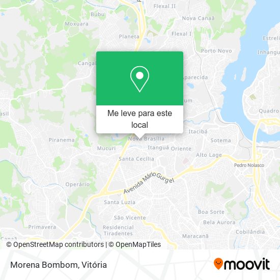 Morena Bombom mapa