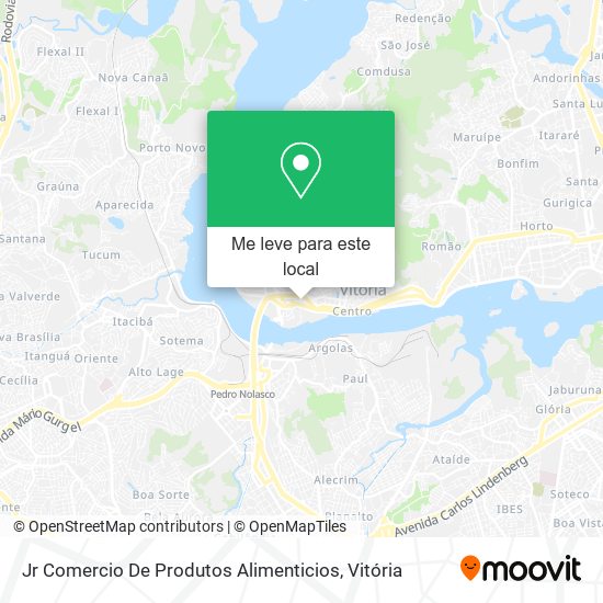 Jr Comercio De Produtos Alimenticios mapa