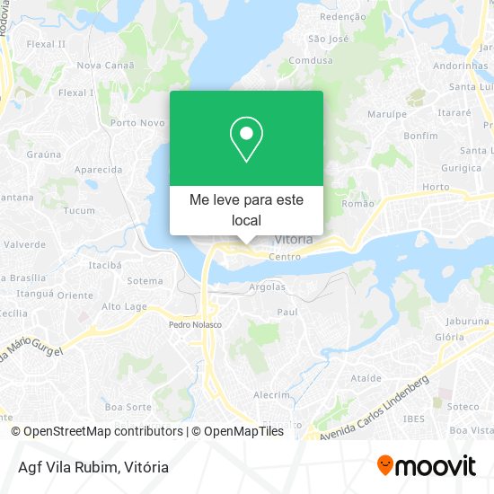Agf Vila Rubim mapa
