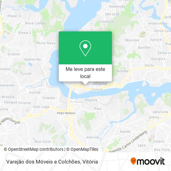 Varejão dos Móveis e Colchões mapa