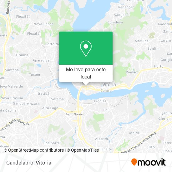 Candelabro mapa