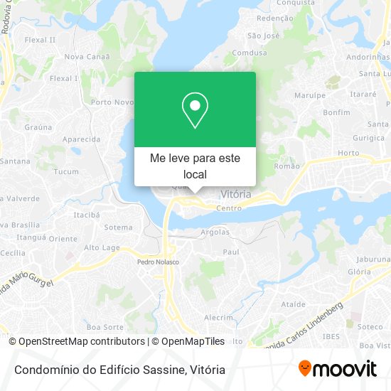 Condomínio do Edifício Sassine mapa