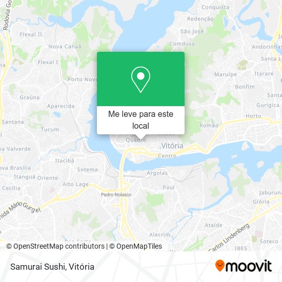 Samurai Sushi mapa