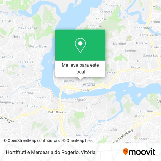 Hortifruti e Mercearia do Rogerio mapa