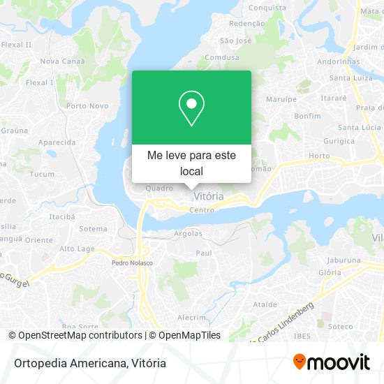 Ortopedia Americana mapa