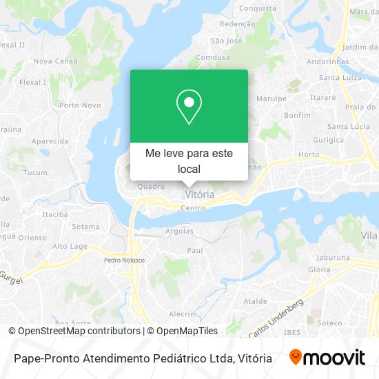 Pape-Pronto Atendimento Pediátrico Ltda mapa