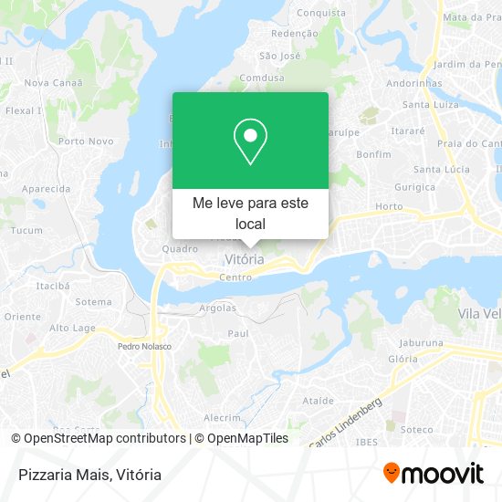 Pizzaria Mais mapa