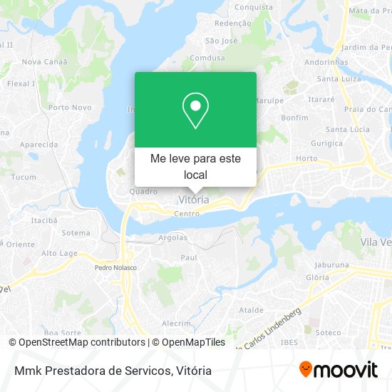 Mmk Prestadora de Servicos mapa