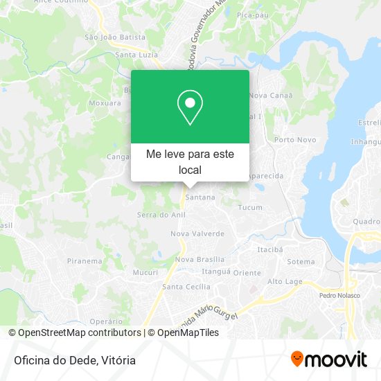 Oficina do Dede mapa