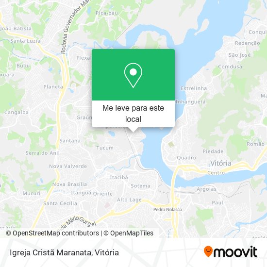 Igreja Cristã Maranata mapa
