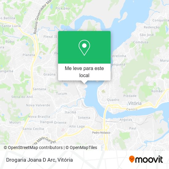 Drogaria Joana D Arc mapa