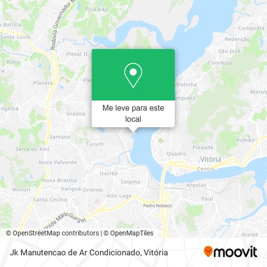 Jk Manutencao de Ar Condicionado mapa
