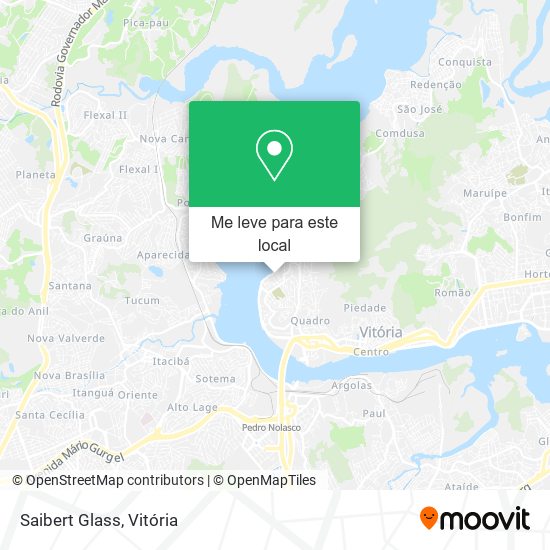 Saibert Glass mapa