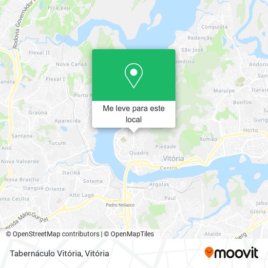 Tabernáculo Vitória mapa