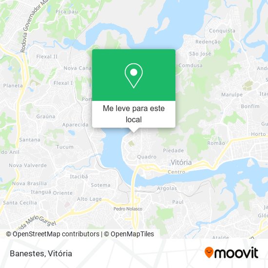 Banestes mapa