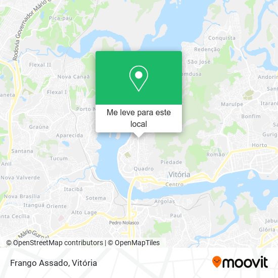 Frango Assado mapa