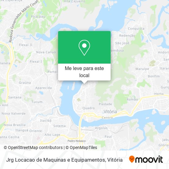 Jrg Locacao de Maquinas e Equipamentos mapa