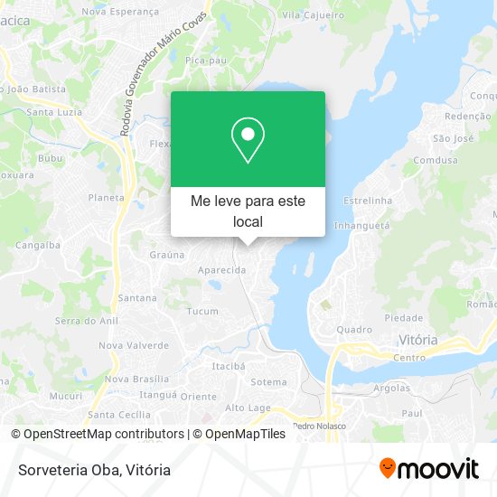 Sorveteria Oba mapa